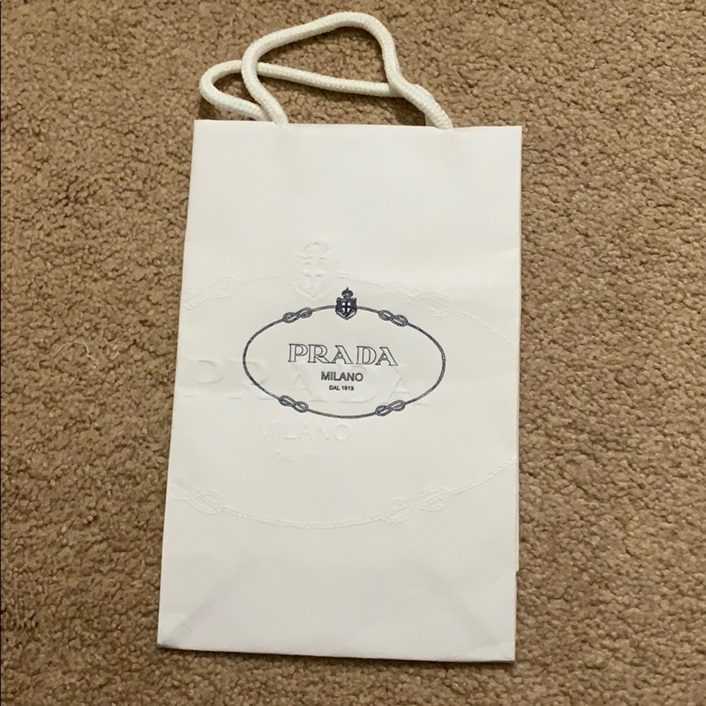 Prada paper bag